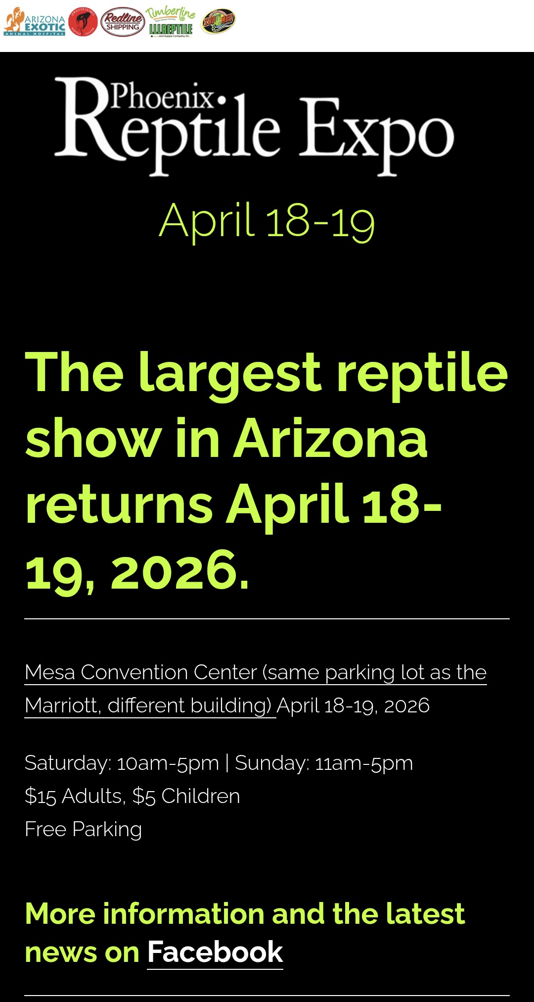 Phoenix Reptile Expo